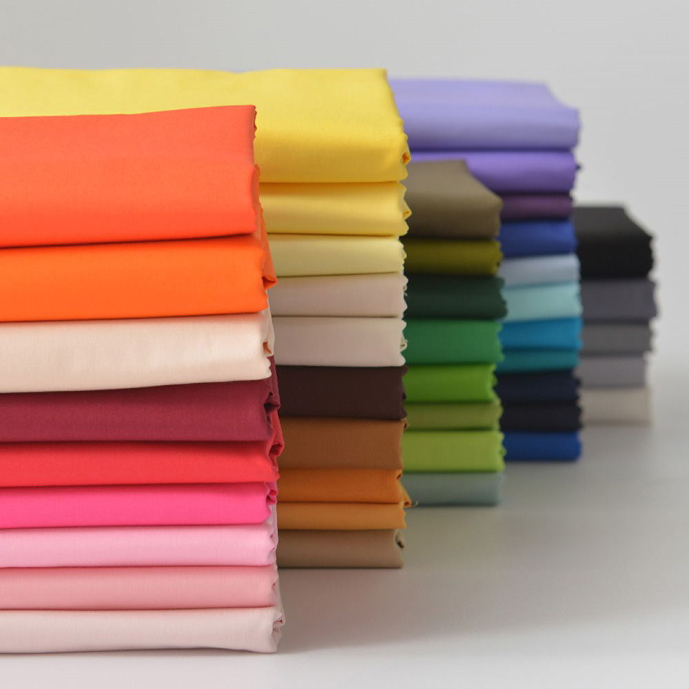Baby Clothing Organic - 140x50cm 포플린 코튼 원단, 수축 처리된