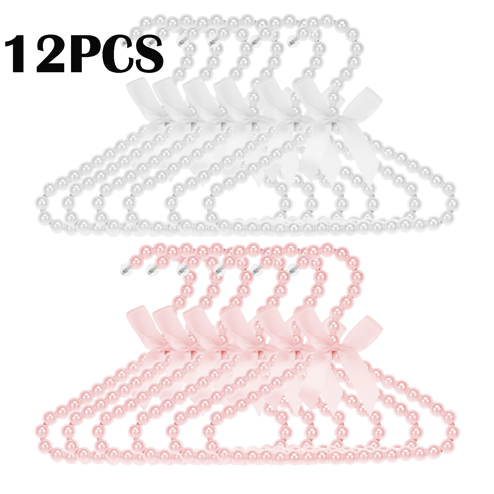 Baby Clothing Dividers - 12Pcs 진주 옷걸이 어린이를위한 절묘한 디자인