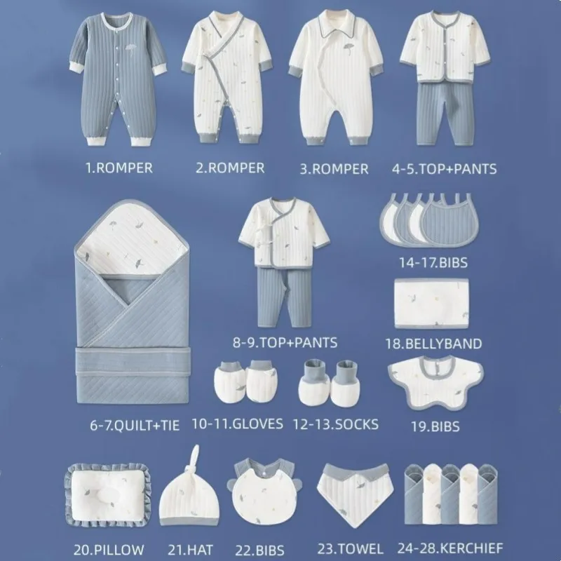 28종 신생아 유기농 면 의류 선물 세트 59 66cm - Baby Clothing Organic 리뷰 및 가격