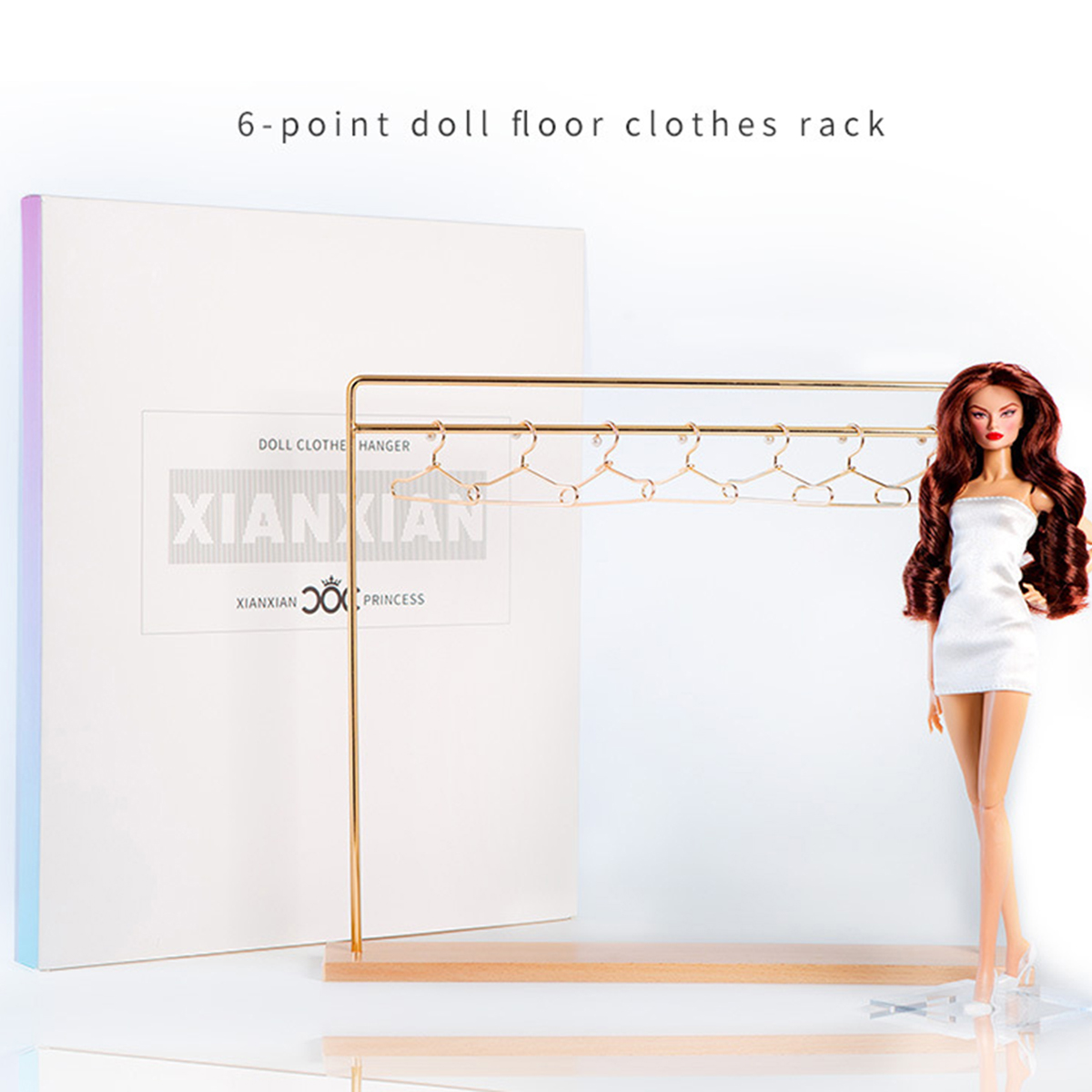 슈퍼 모델 BABI 인형 유니버설 액세서리 금속 단단한 - Baby Clothing Hanging Rack 리뷰 및 가격