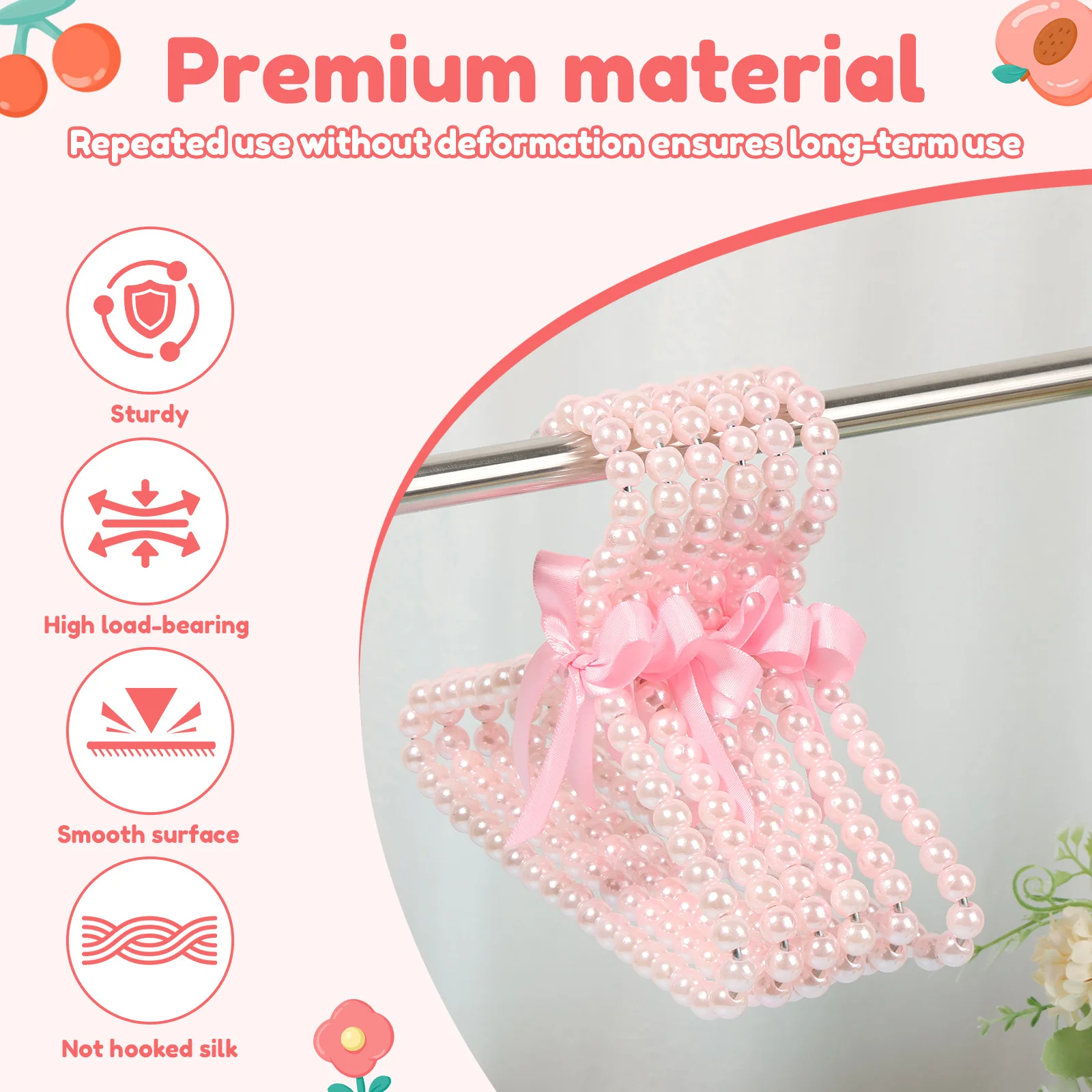12Pcs 진주 옷걸이 어린이를위한 절묘한 디자인 작은 - Baby Clothing Dividers 리뷰 및 가격