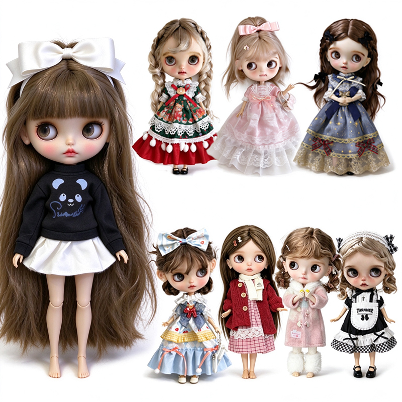 30cm BJD 인형용 겨울용 캐주얼 스웨트셔츠 의상, - Baby Clothing Usa 리뷰 및 가격